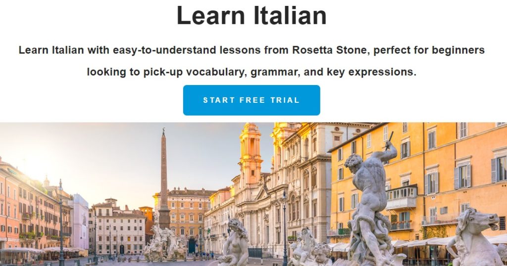 aprender italiano pela internet