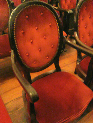 Cadeira atual do teatro de Manaus