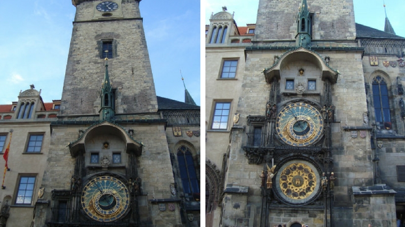 Orloj Praga capital da república tcheca