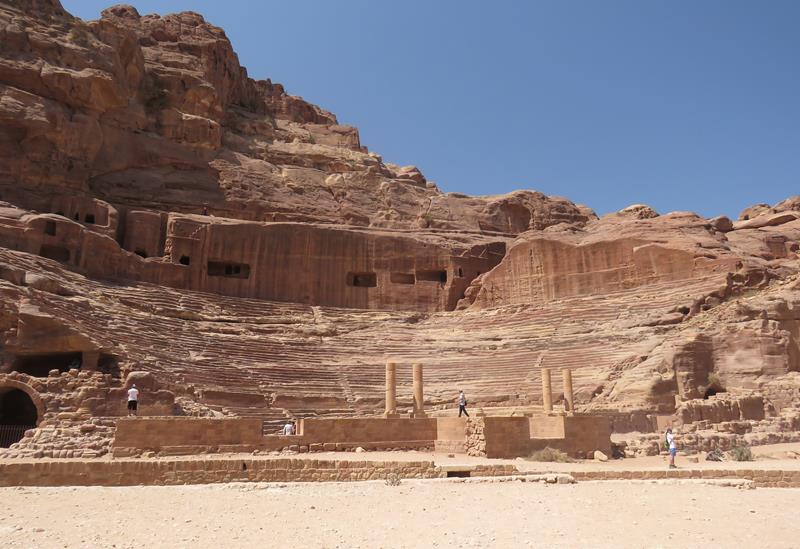 Teatro de Petra, feito pelos Nabateus e reformado pelos Romanos