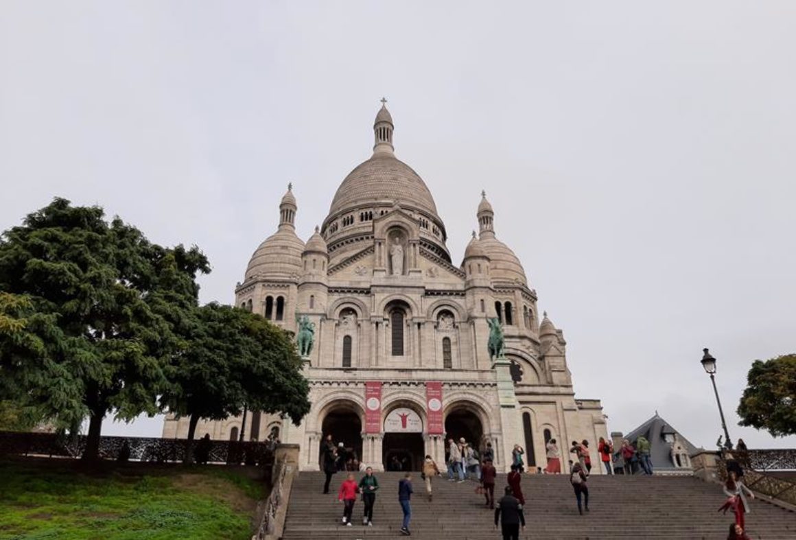 Vista da Basílica do Sacré Coeur em Paris