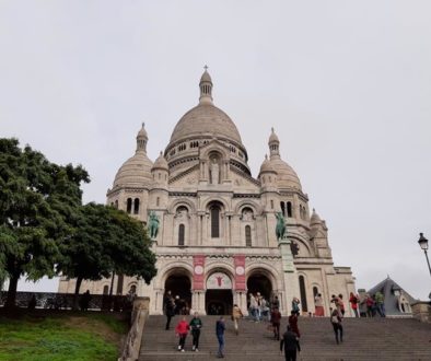 Vista da Basílica do Sacré Coeur em Paris