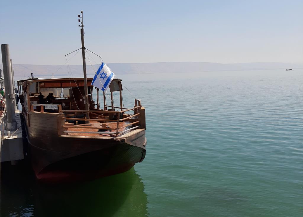Barco no Mar da Galileia
