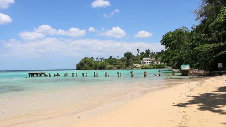 Praia na Jamaica