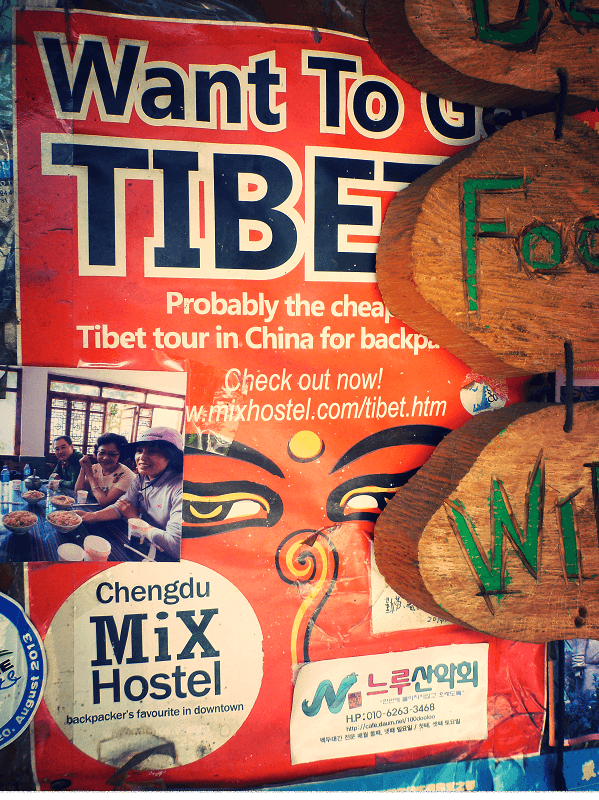 Tour de Tibete poster