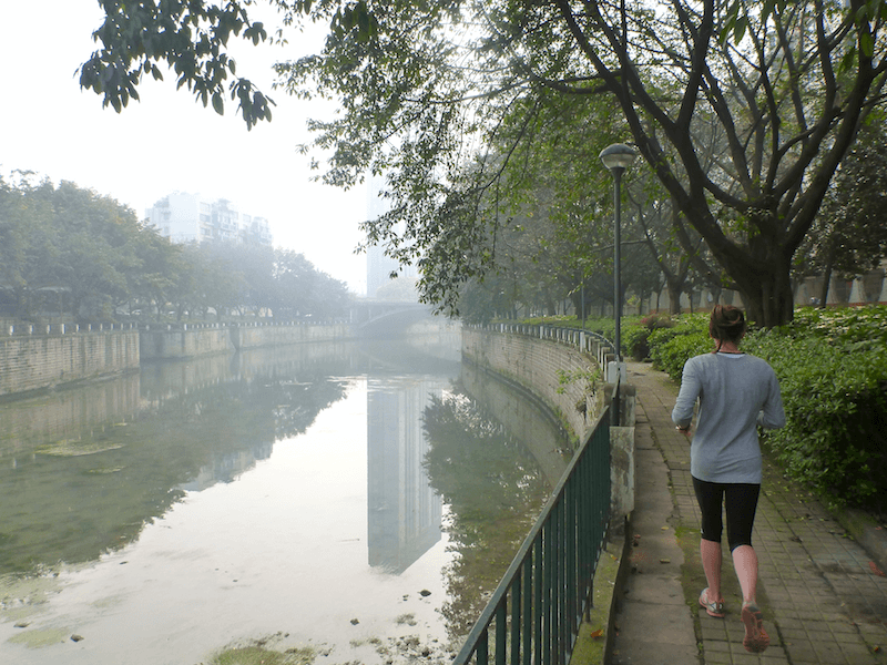 poluição China Chengdu