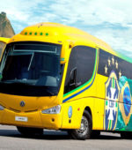 Brazil Football Team Bus