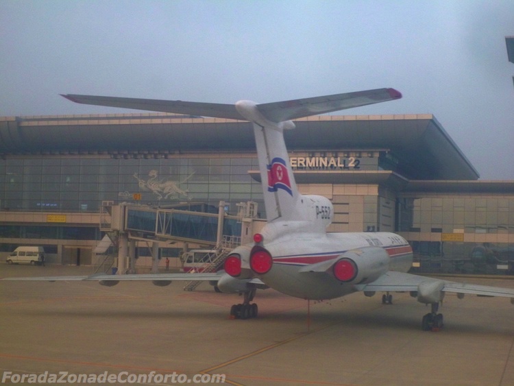 Avião Air Karyo Coreia do Norte