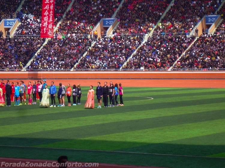 Maratona de Pyongyang 2016 na Coreia do Norte