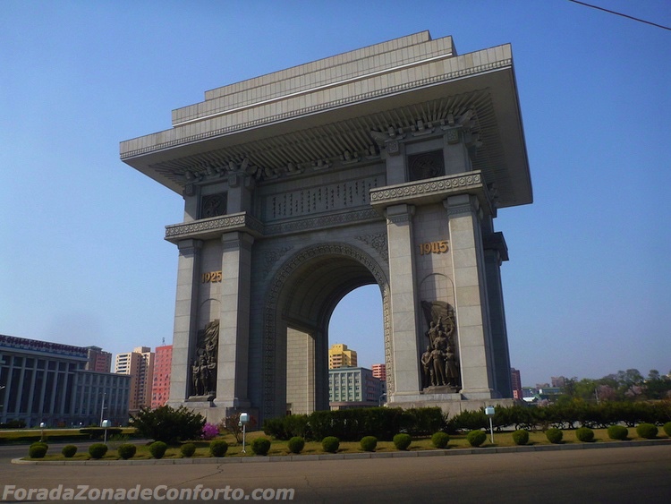 Arco do triunfo de Pyongyang Coreia do Norte