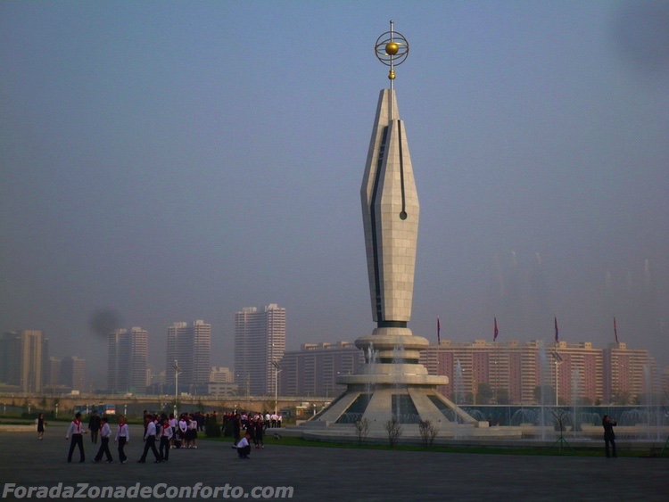 edifício de ciências e tecnologia Pyongyang Coreia do Norte