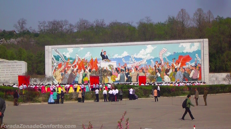 Mural Coreia do Norte