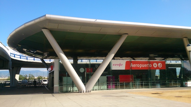 estação de trem do aeroporto de Malaga
