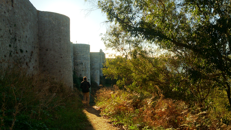 Muros fortaleza de Ceuta no Monte Hacho