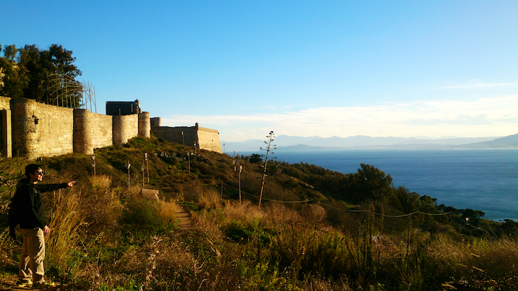 fortaleza de Ceuta no Monte Hacho