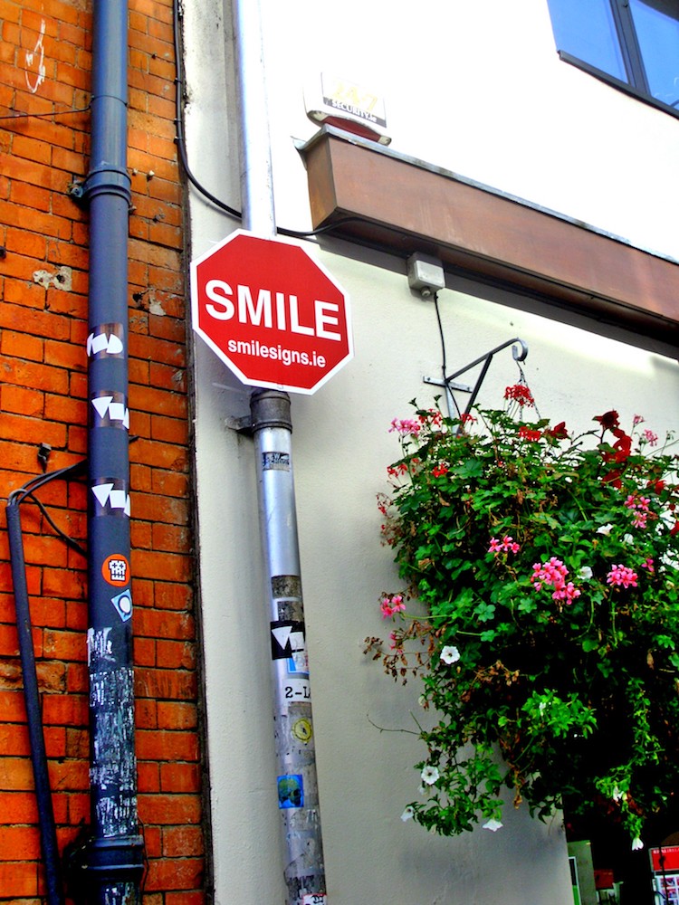 Placa para sorrir Irlanda