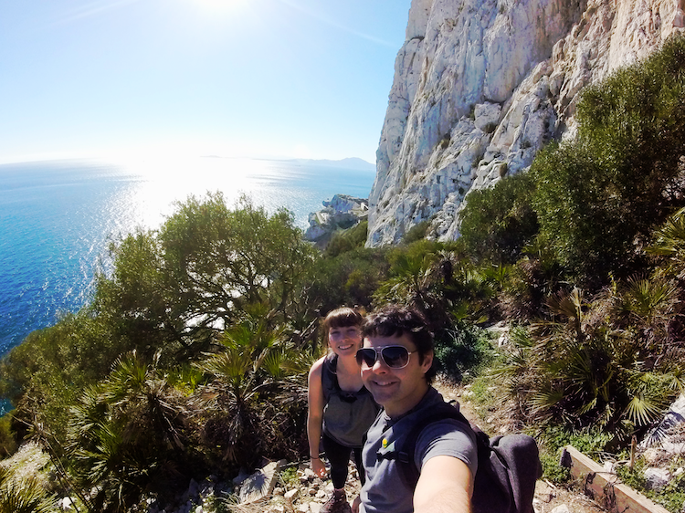 vista Gibraltar Mediterranean Steps trekking