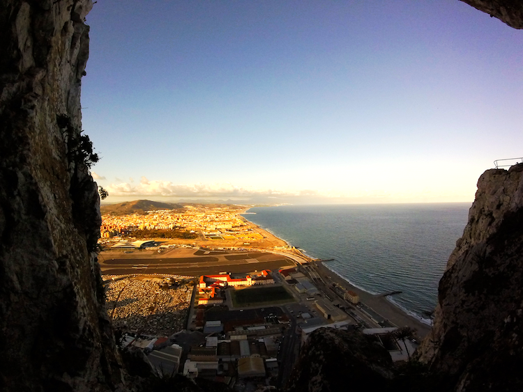 aeroporto Gibraltar vista