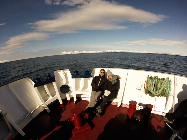 Viagem de barco Svalbard