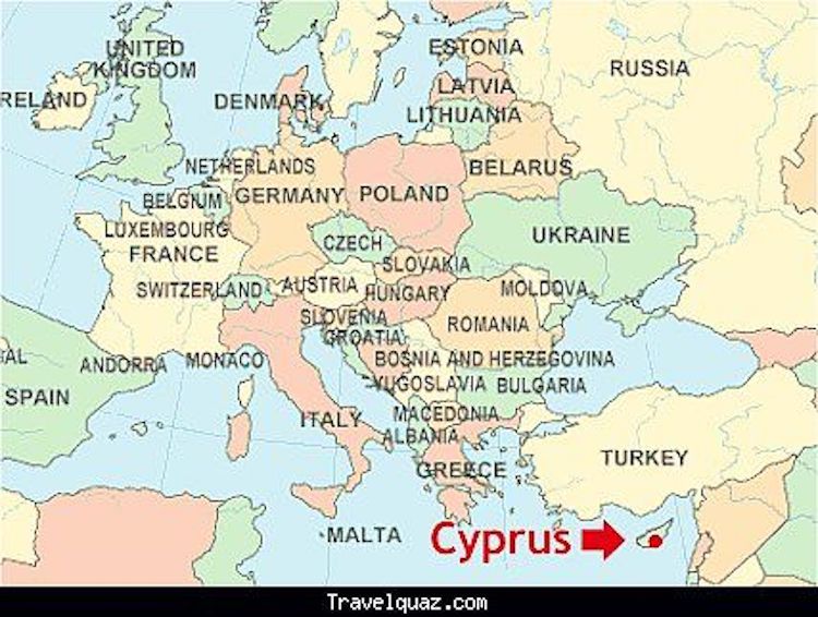 onde fica o Chipre