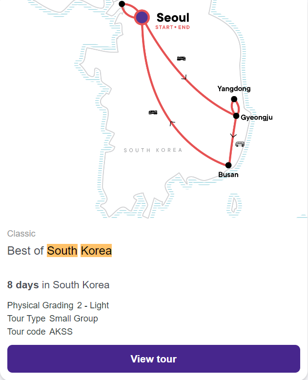 13 Melhores Excursões em Grupo p/ Explorar a Coreia do Sul (com Preços e Itinerários)
