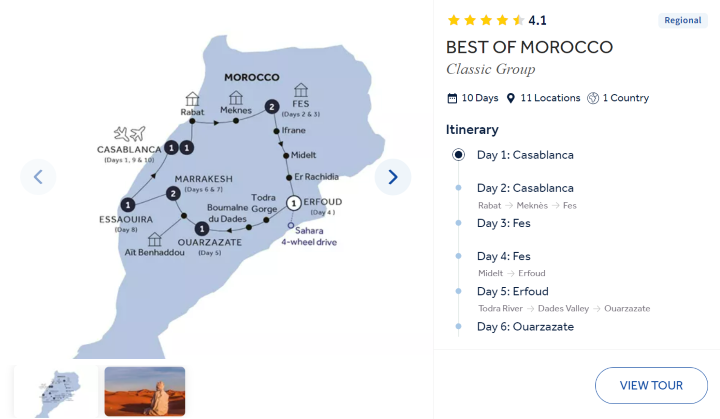 13 Melhores Excursões em Grupo p/ Explorar o Marrocos (Preços e Itinerários)