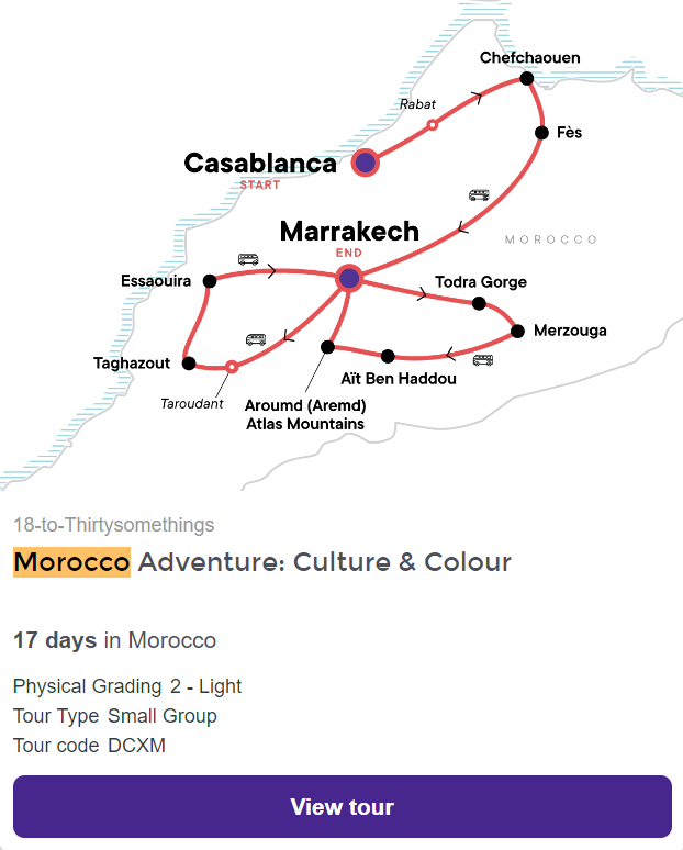 13 Melhores Excursões em Grupo p/ Explorar o Marrocos (Preços e Itinerários)