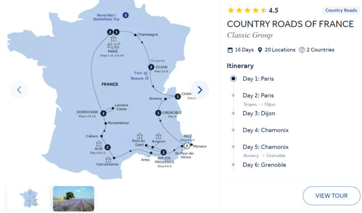 13 Melhores Excursões e Itinerários para Explorar a França (com Preços e Empresas)