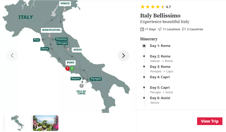 13 Melhores Excursões em Grupo p/ Explorar a Itália (Preços e Itinerários)
