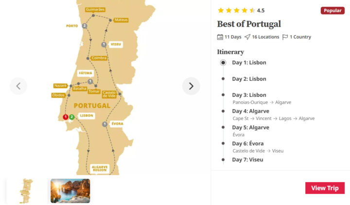 13 Melhores Excursões e Itinerários para Explorar Portugal
