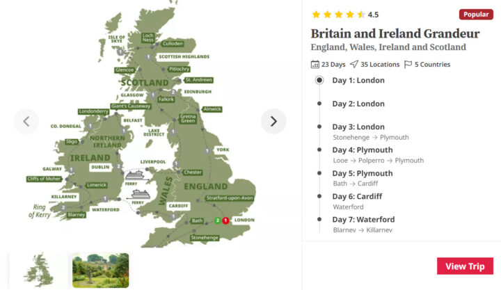 13 Melhores Excursões em Grupo p/ Explorar o Reino Unido (Preços e Itinerários)