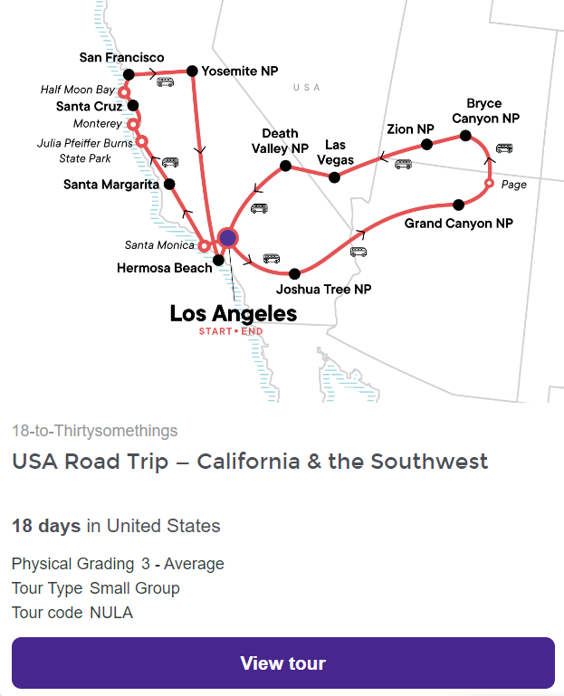 13 Melhores Excursões em Grupo p/ Explorar os Estados Unidos (Preços e Itinerários)