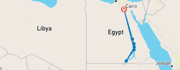 Itinerario Rio Nilo Egito