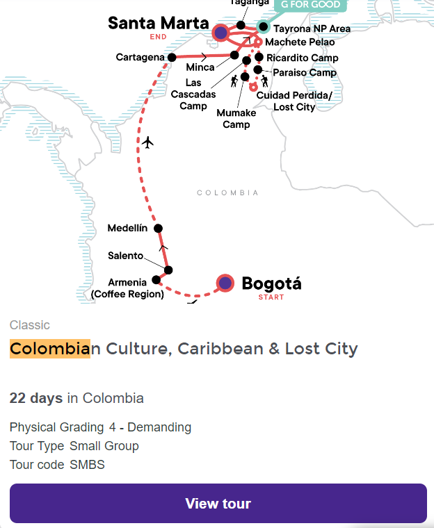 13 Melhores Excursões em Grupo p/ Explorar a Colômbia (Preços e Itinerários)