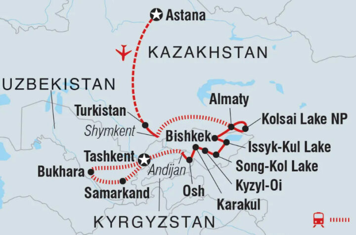 Tour Ásia Central