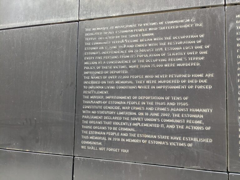 Memorial for the victims of Communism