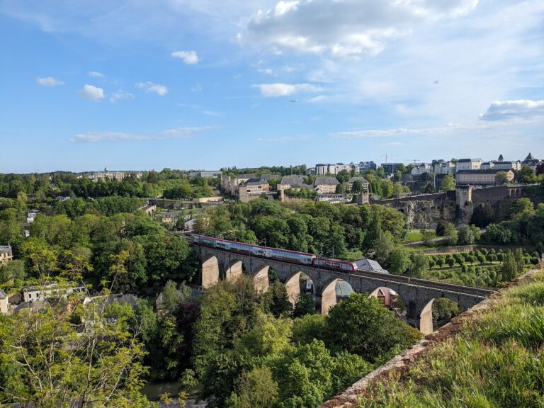 Ponte de trem Cidade de Luxemburgo