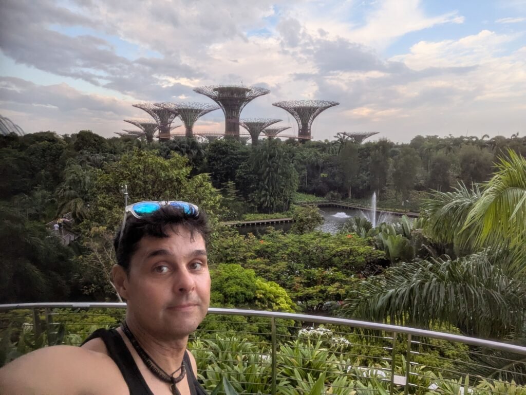 Supertree Grove jardim em Singapura