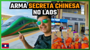 Trem Chinês no Laos