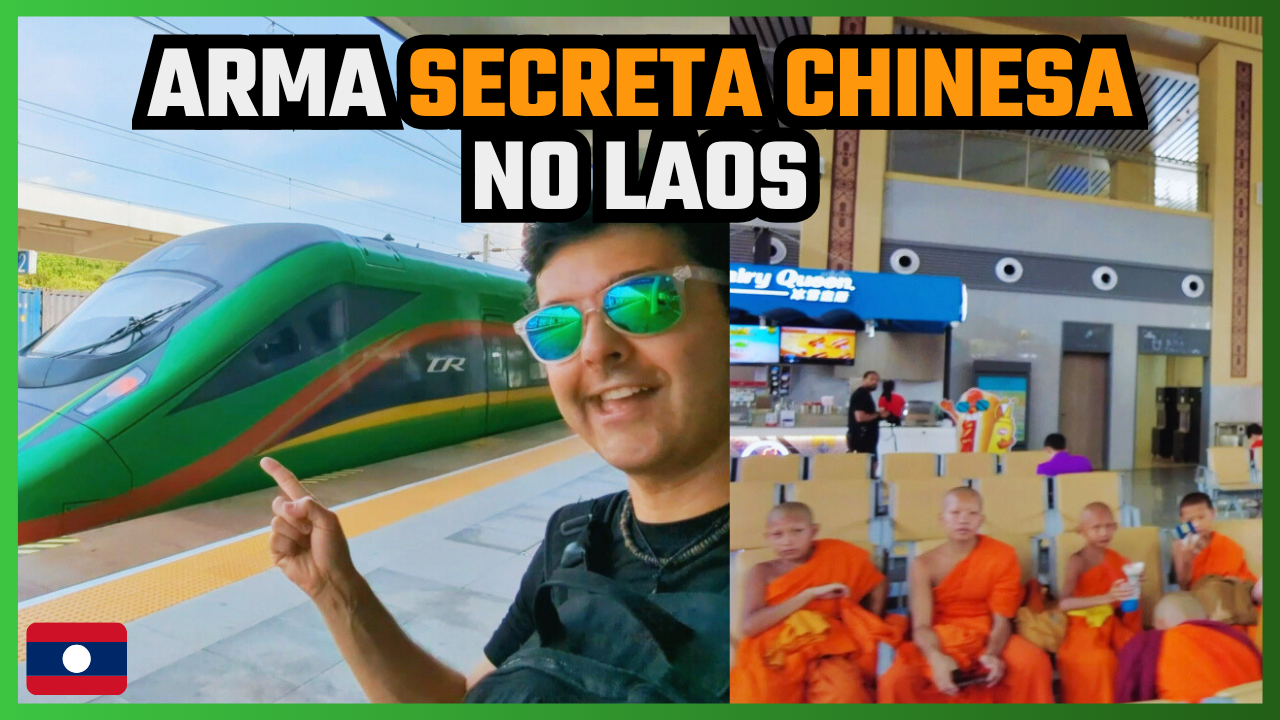 Trem Chinês no Laos